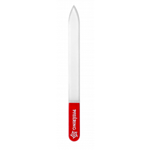 Glass Nail File, red